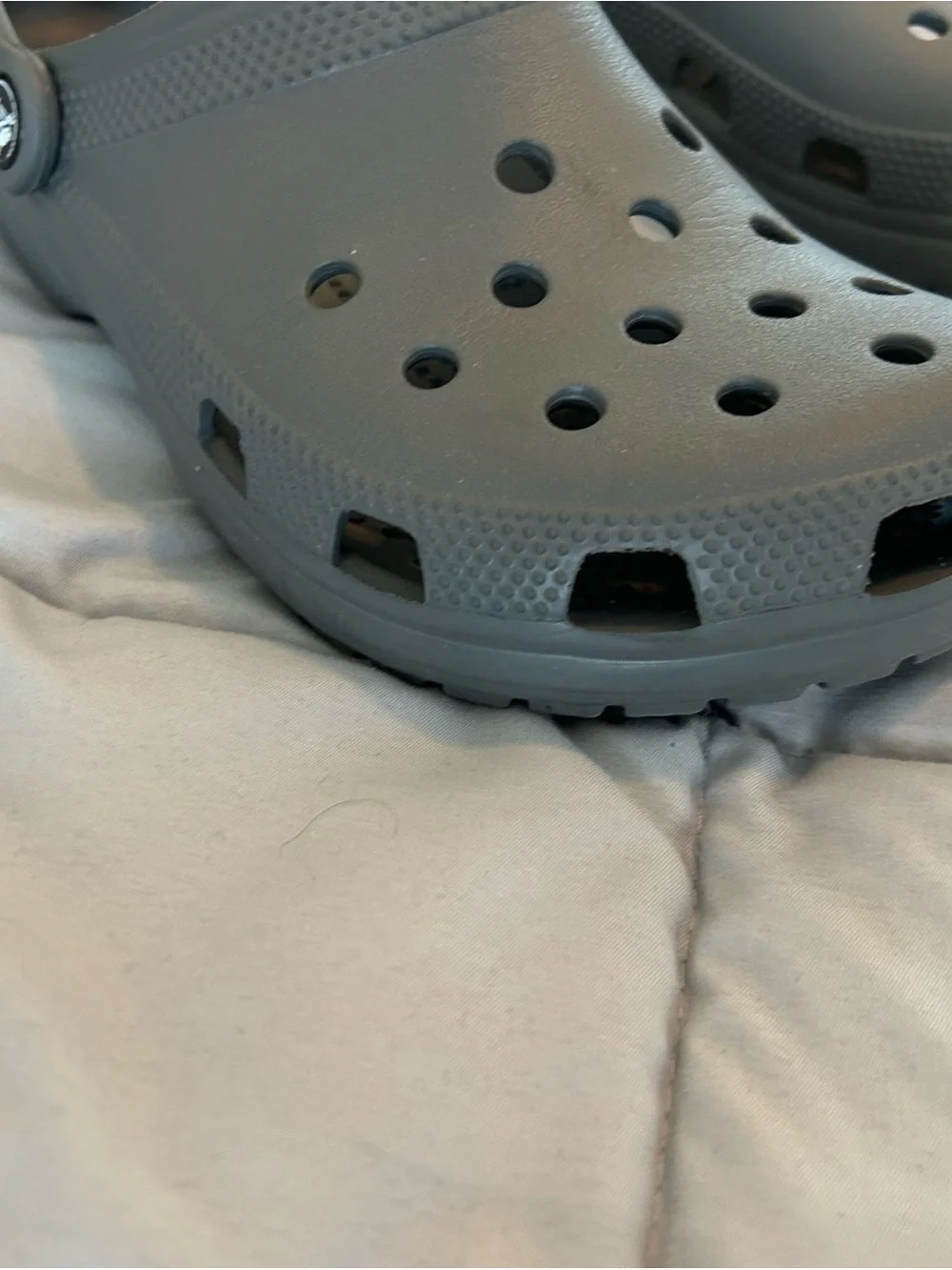 CROCS Men's Gray Classic Comfort Clog Men 5